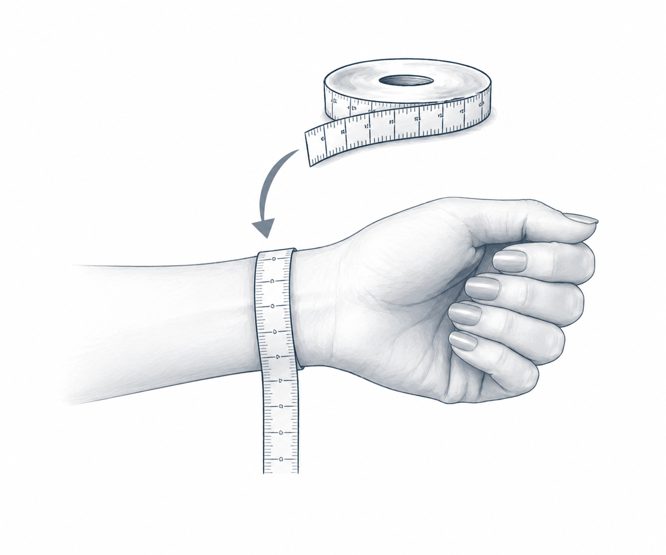 meranie obvodu krajčírskym metrom